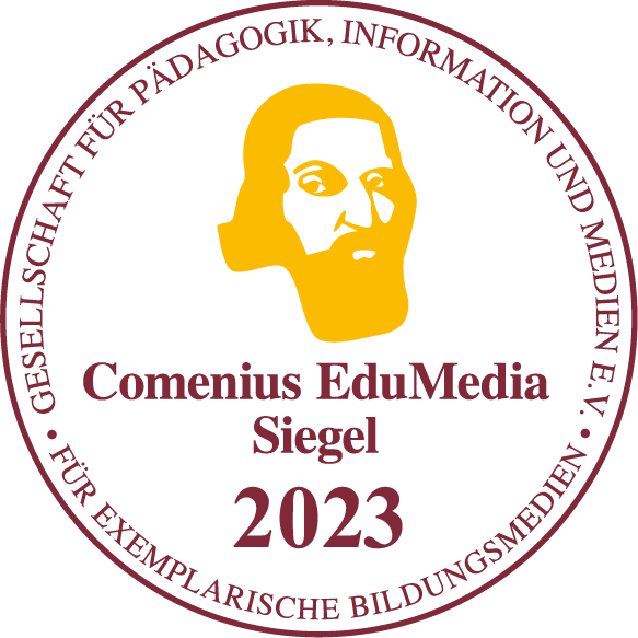 Jugend und Finanzen Comenius-EduMedia-Siegel 2023 für das Schulserviceportal "Jugend und Finanzen"